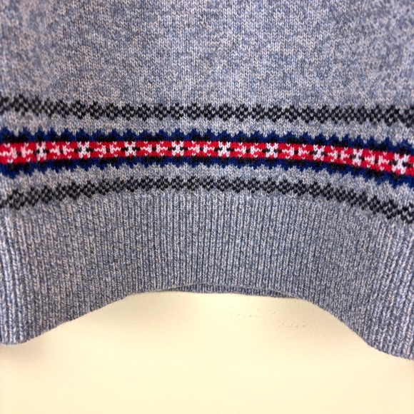 NWT Brooks Brothers Gray Heathered Doft Wool Crew Neck “Ski” Sweater Size XXL - Picture 6 of 15